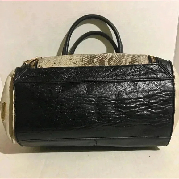 Vince Camuto Black grey beige leather/ snake skin - Picture 3 of 8